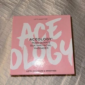 ACEOLOGY ROSE QUARTZ GUA SHA FACIAL MASSAGER, Lifts and Smooths Skin!